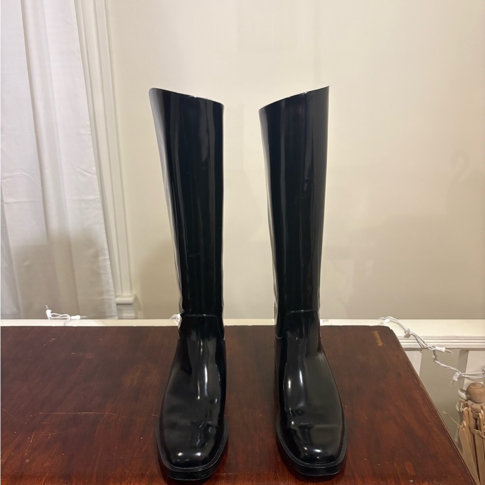 Everlane Black Knee-High Riding Boots